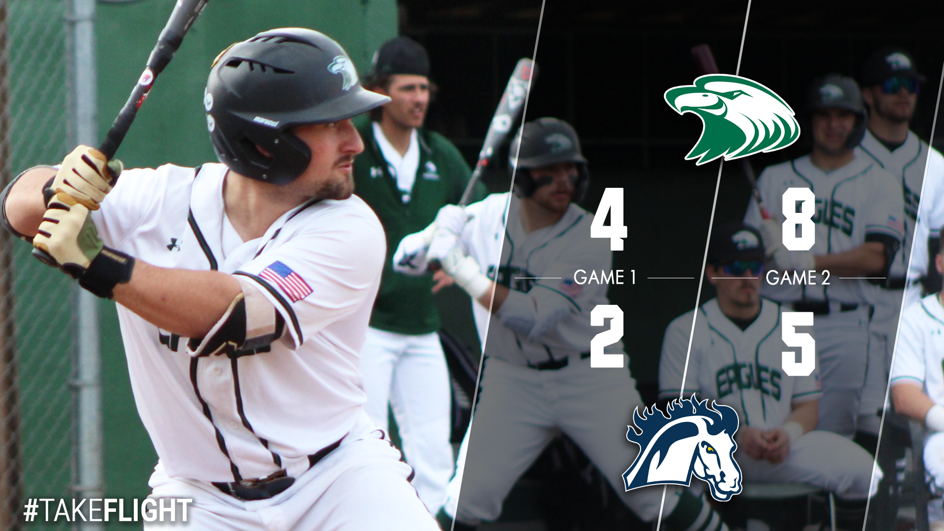 Eagles take first two from Mount Mercy Saturday afternoon