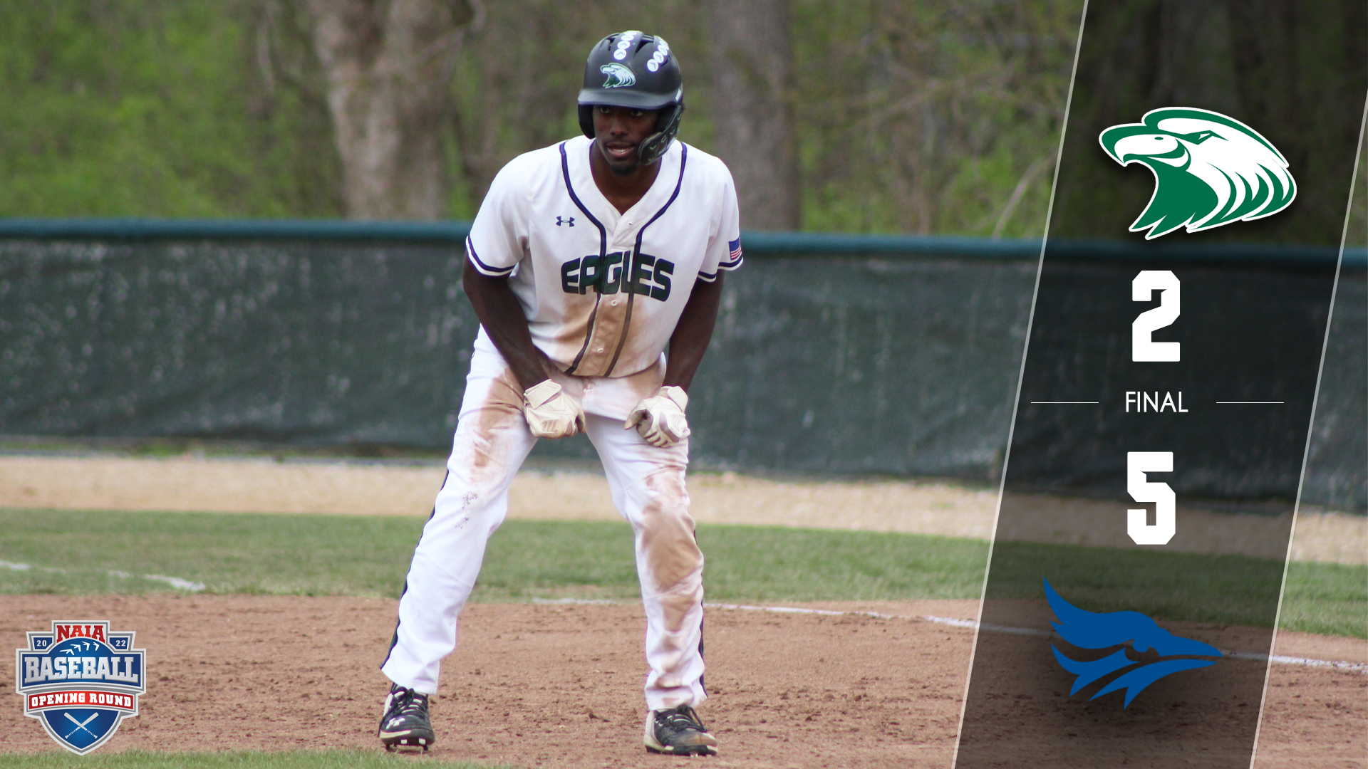 No. 2 Eagles fall to No. 3 Bluejays in extra innings