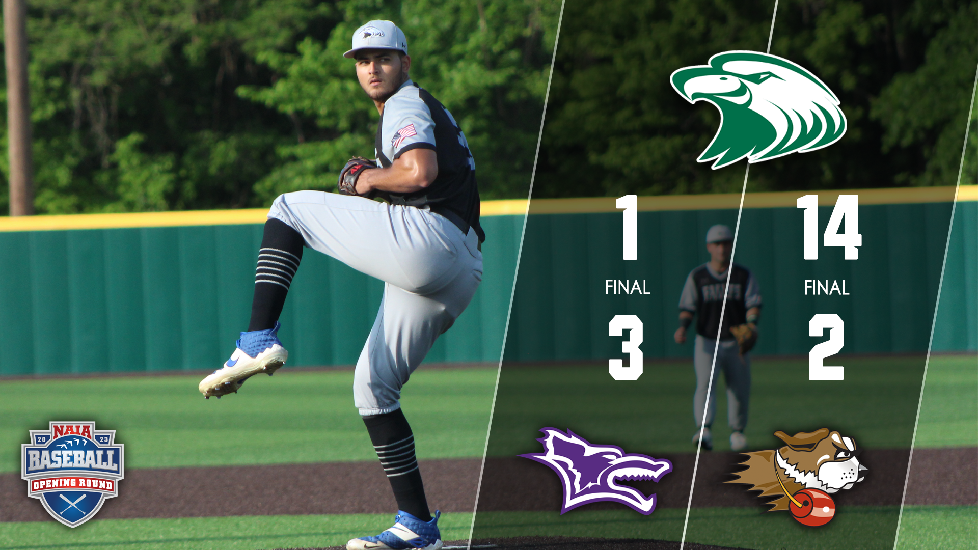Central Splits Pair of Games to Begin National Tournament