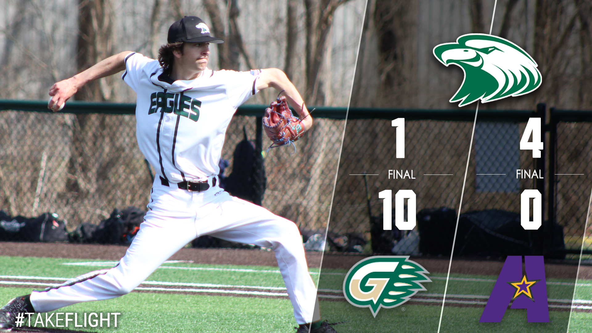 Eagles Split Final Day of Cajun Collision