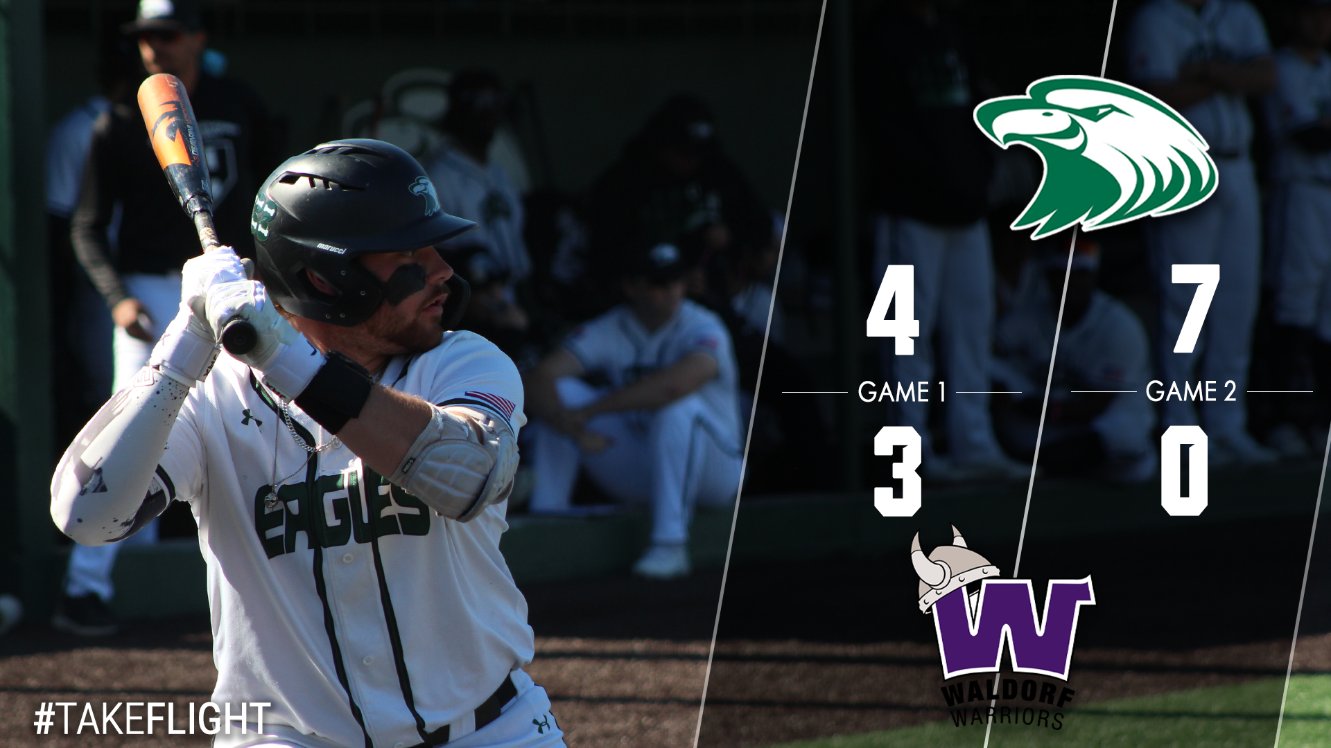 No. 6 Eagles Take First Two Against Waldorf Friday