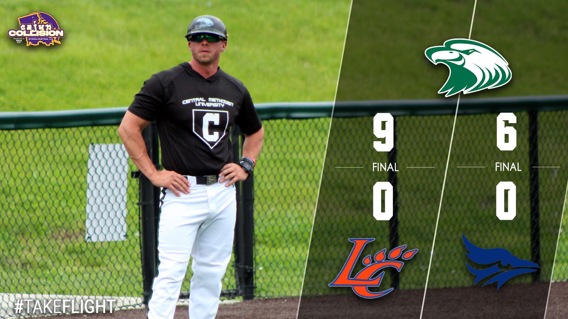 Central Dominates Day One of Cajun Collision; Breland Reaches 400 Career Wins