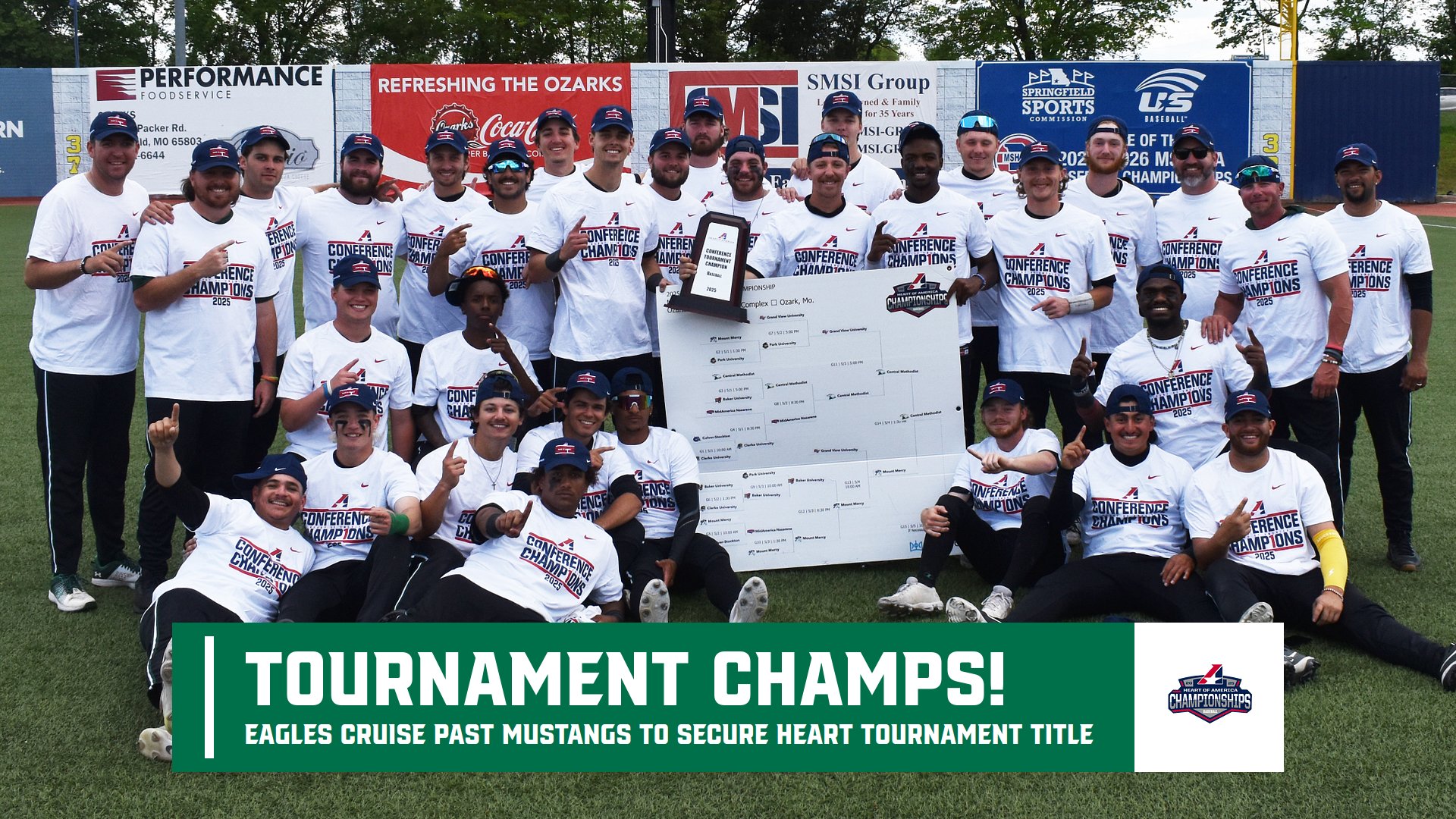 Eagles Cruise Past Mount Mercy to Win Heart Tournament Title; Malzahn Named Tournament MVP