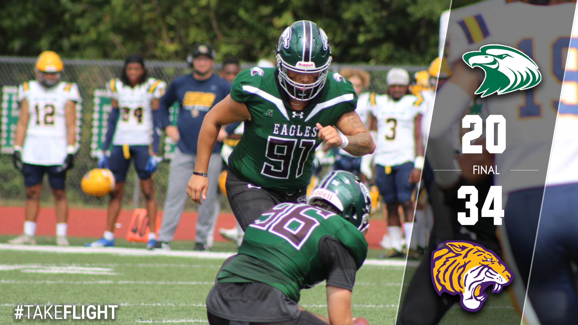Eagles Fall to Tigers in Non-Conference Road Matchup
