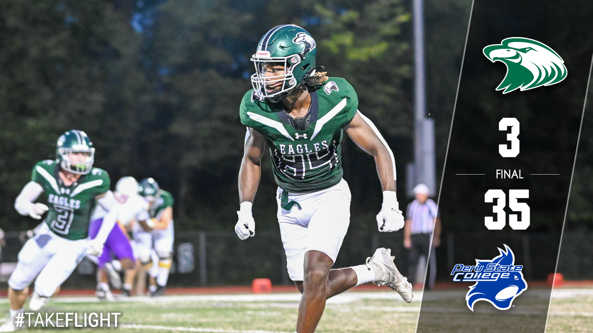 Eagles Fall to Bobcats in Peru Saturday Night