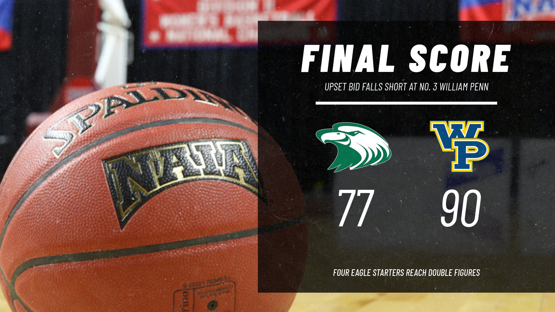 CMU's upset bid falls short at No. 3 William Penn