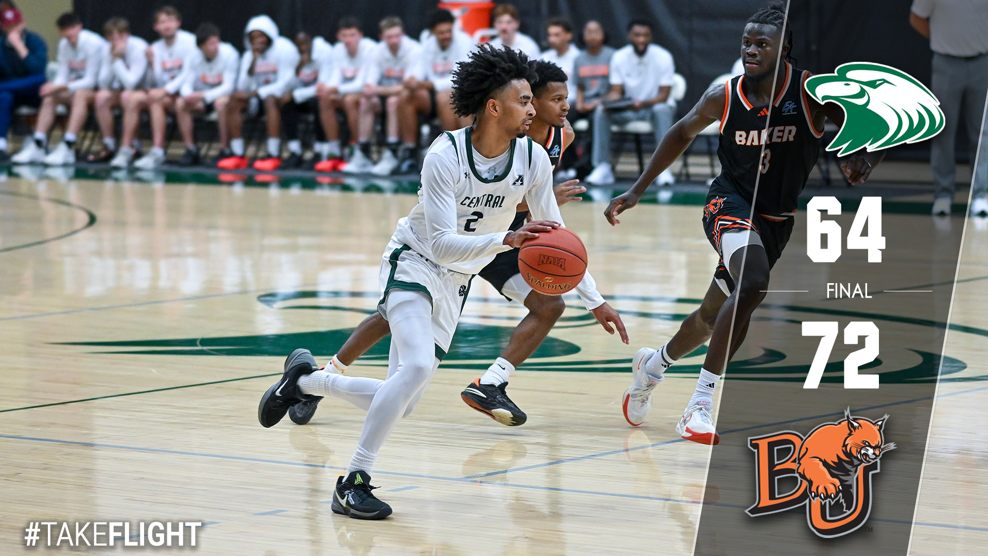 Central's Upset Bid Falls Short Against No. 15 Baker