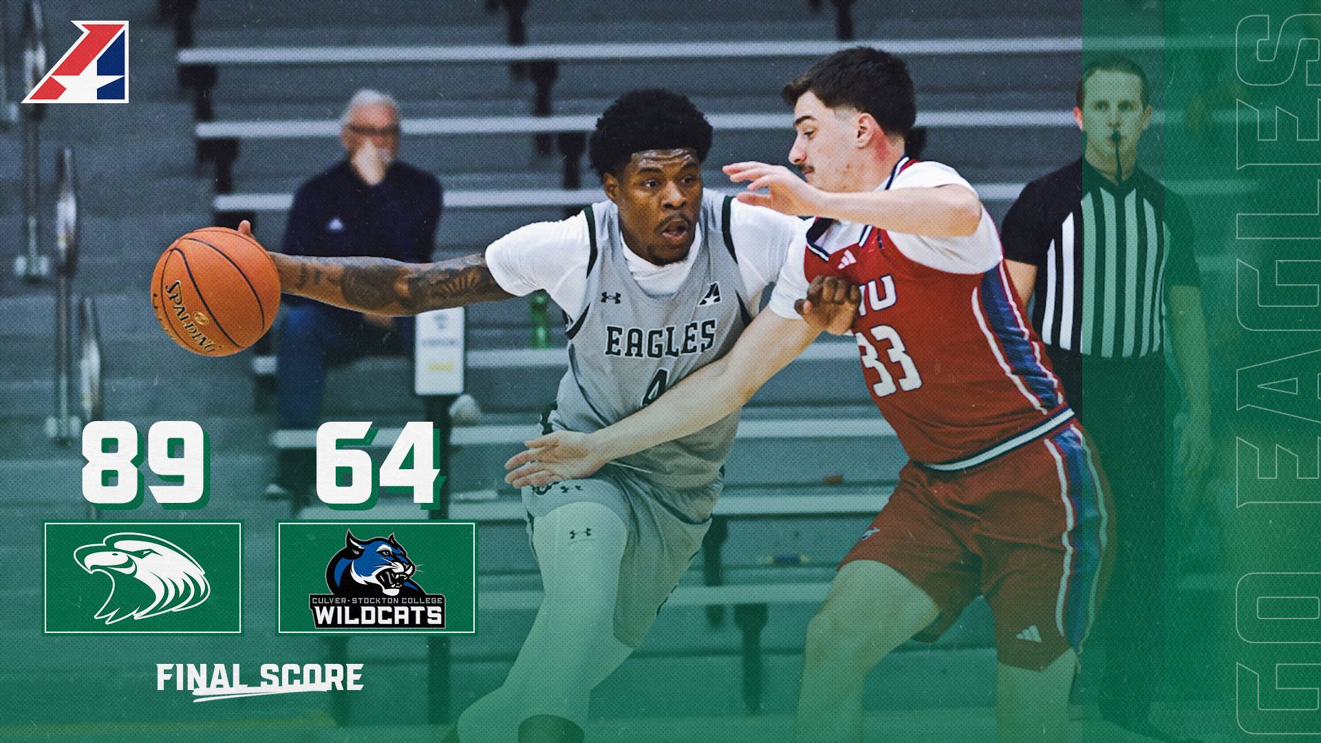 Eagles Rebound with Double-Digit Win At Culver-Stockton