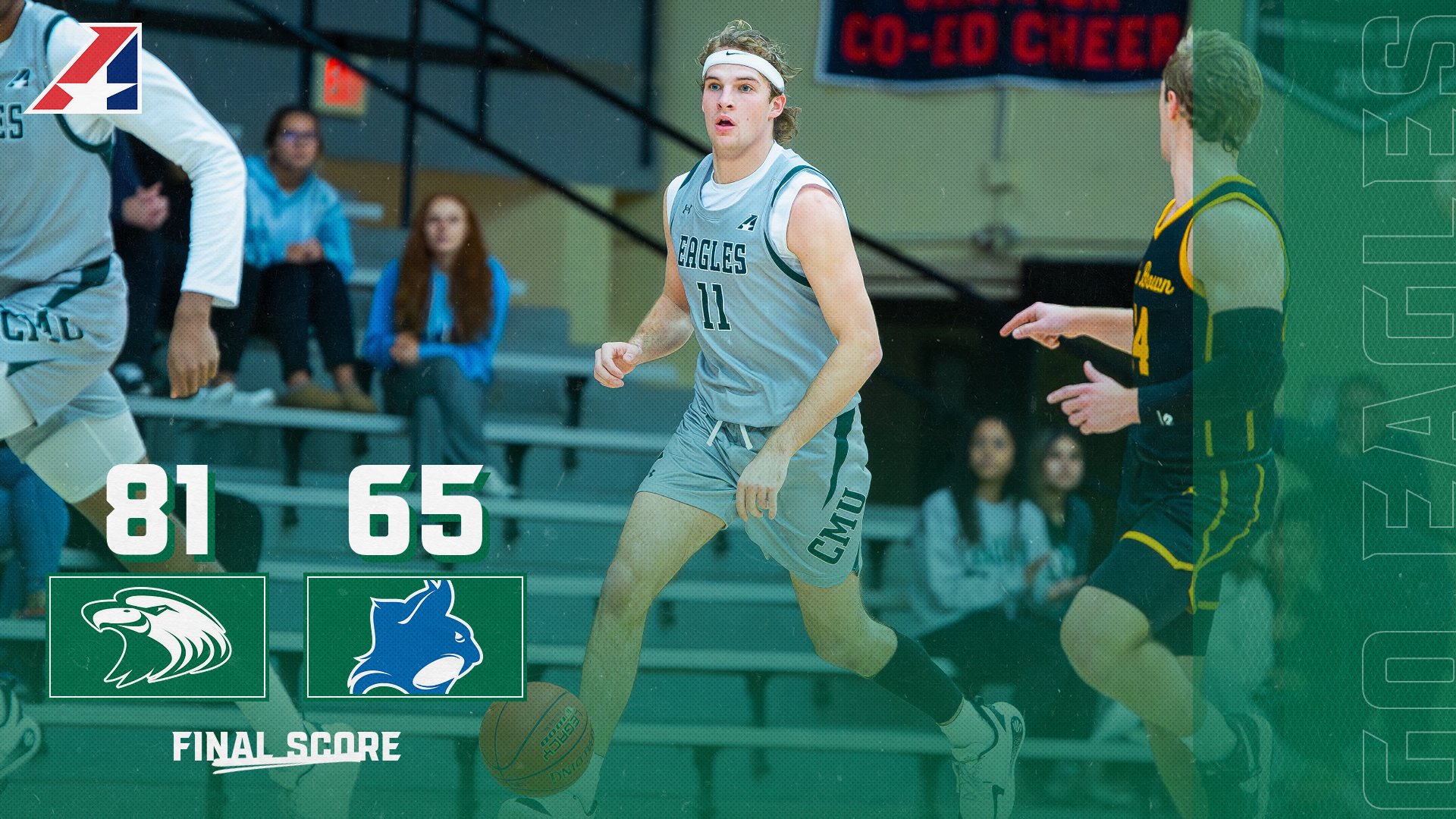 Central Pulls Away Late for 81&ndash;65 Win Over Peru State
