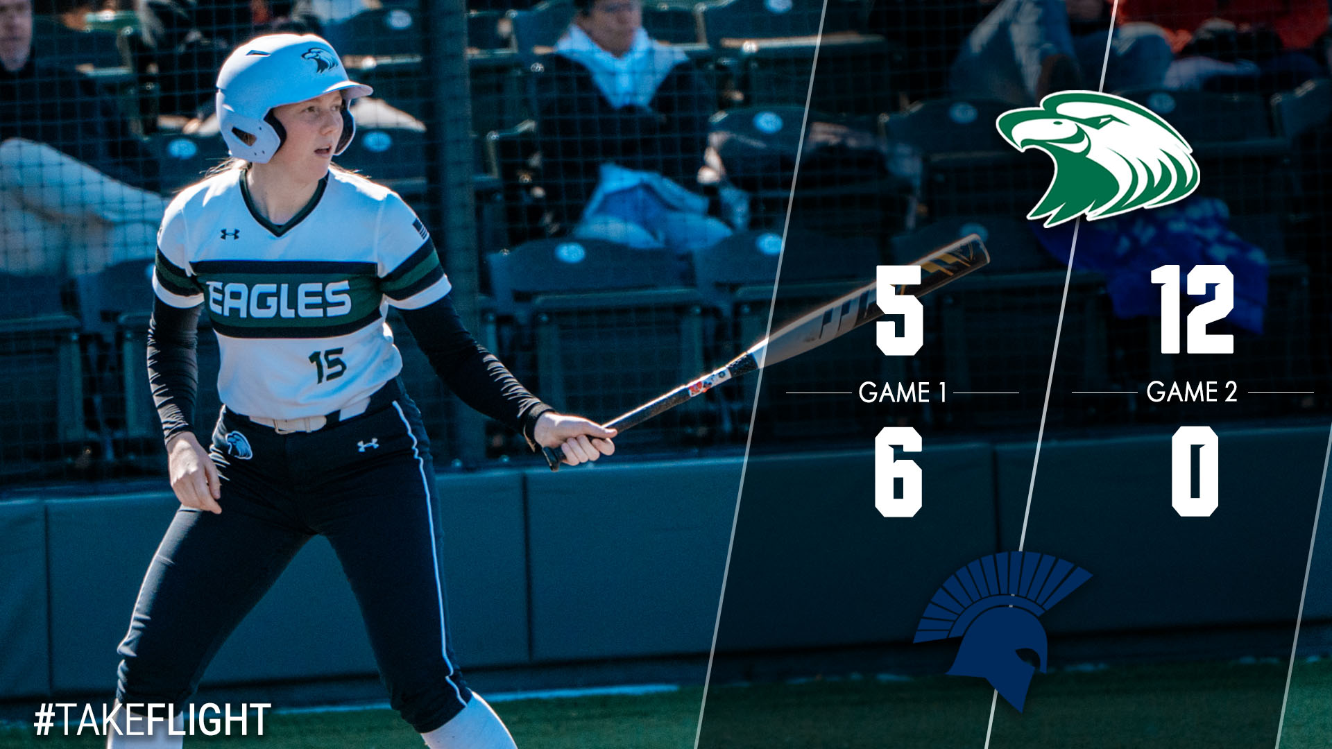 Eagles Split with No. 17 Missouri Baptist Monday