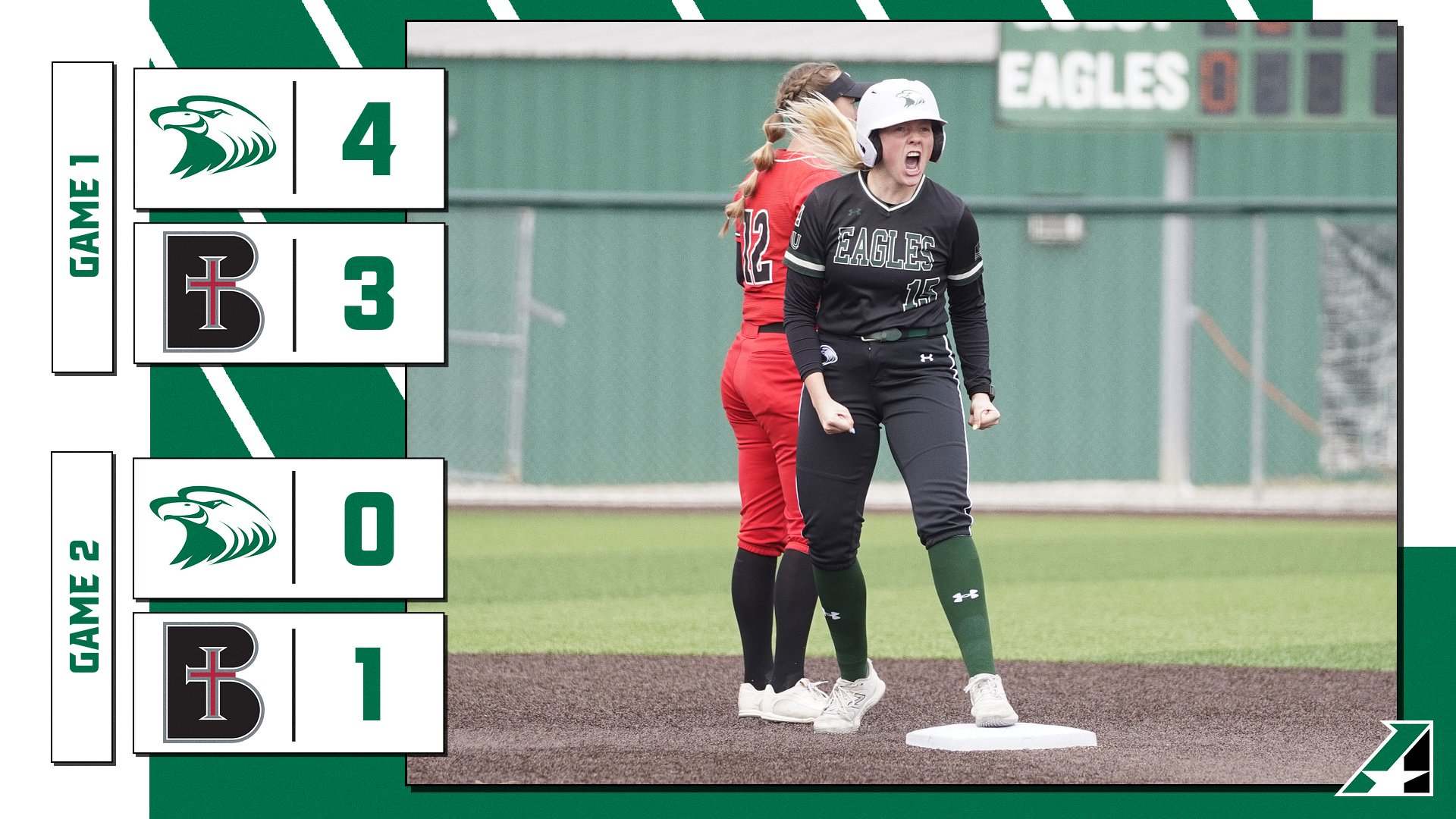No. 9 Eagles Split with (RV) Ravens in NAIA SB Heart Series of the Week