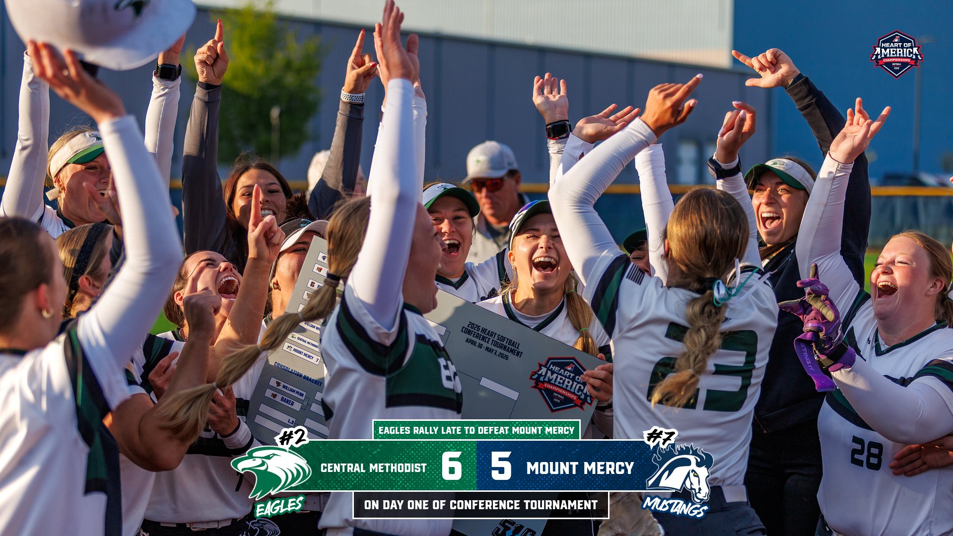 Eagles Rally Late to Defeat Mount Mercy in Tournament Opener