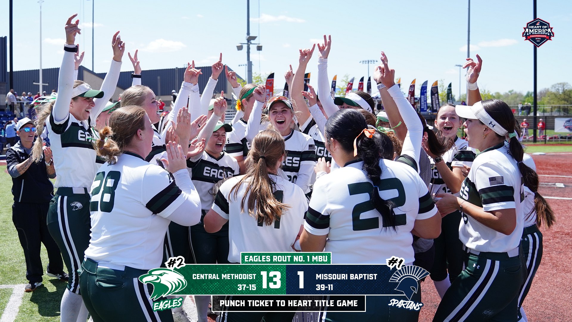 Eagles Punch Ticket to Heart Title Game with Rout of No. 1 Spartans