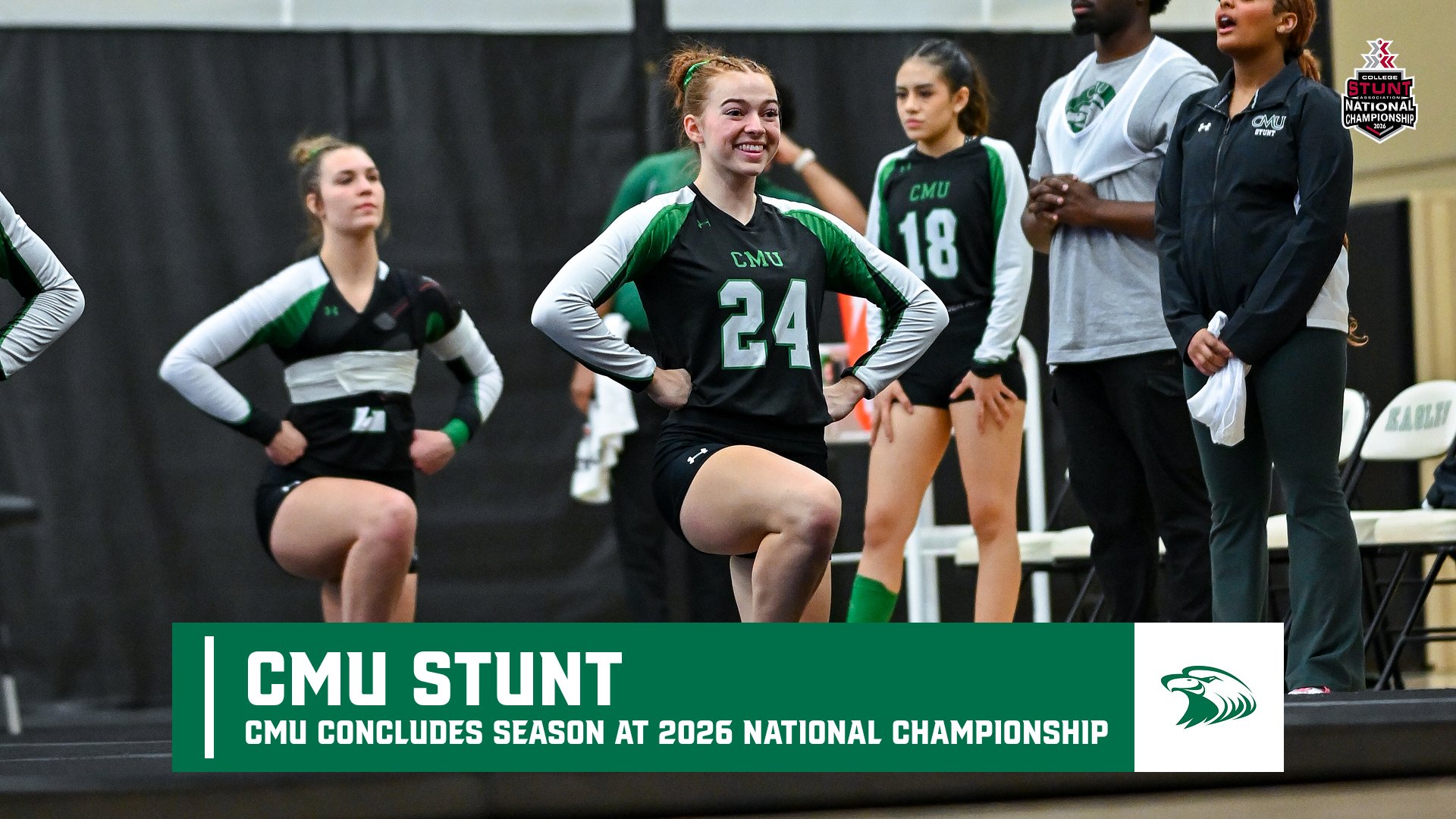 CMU Concludes Season at 2026 College STUNT National Championship