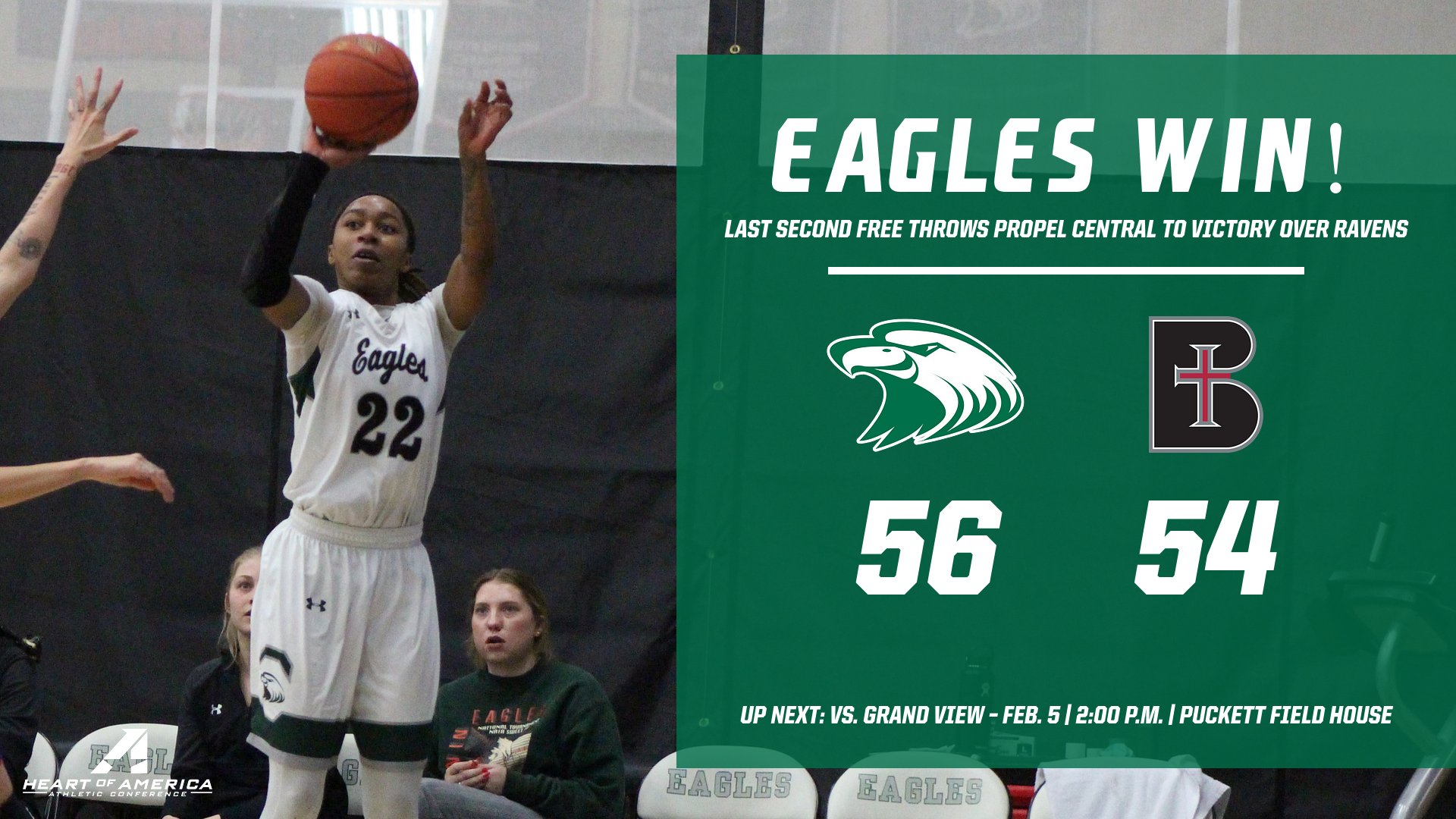 Last second free throws propel Central to narrow victory over Ravens