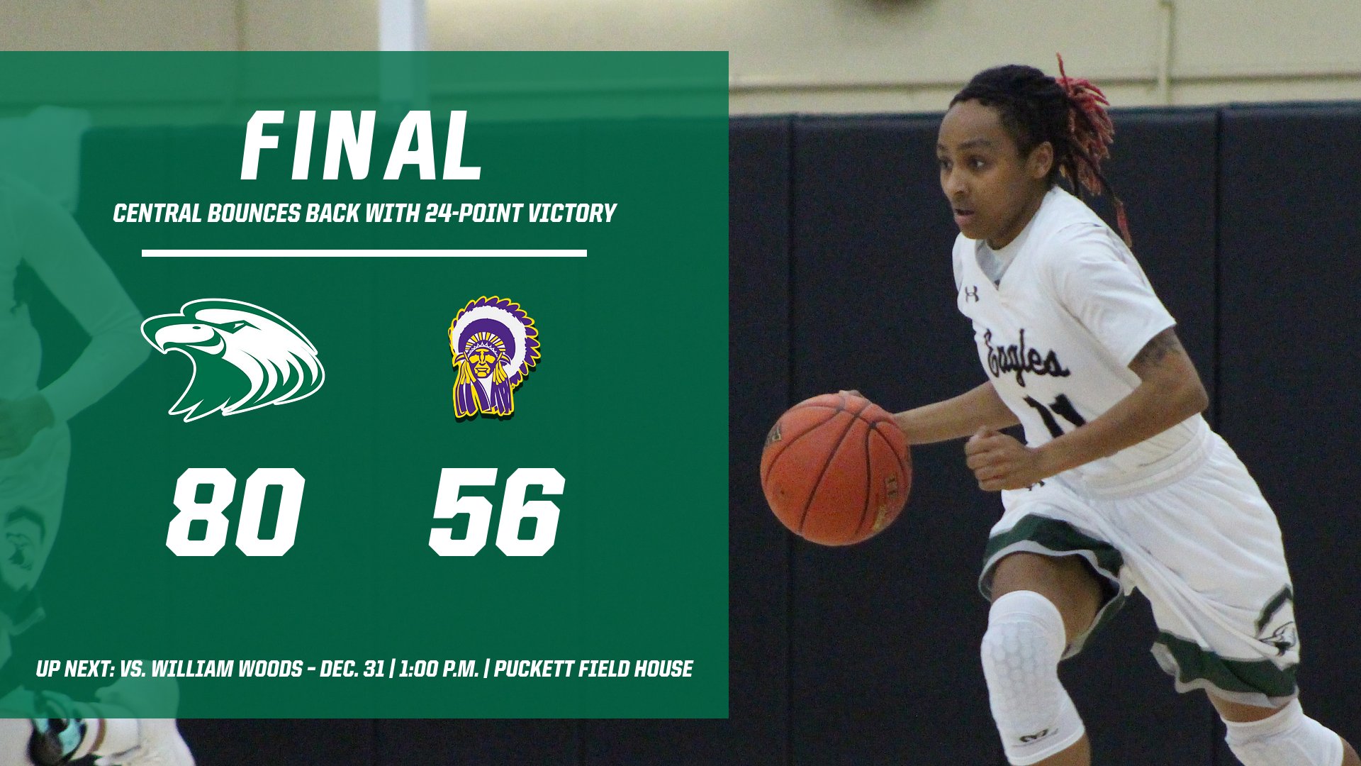 No. 14 Eagles return to win column with 26-point victory over Haskell