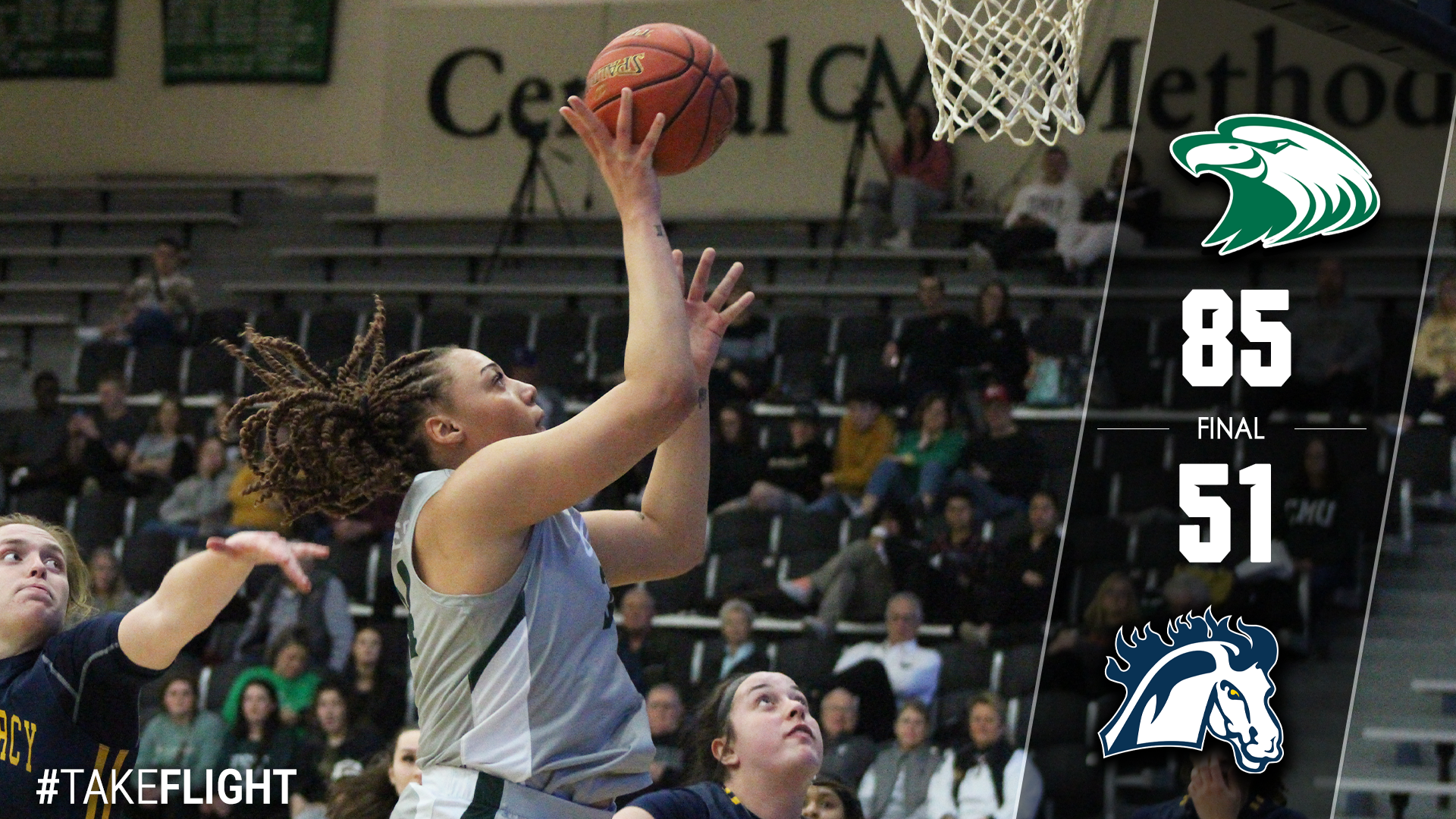 Johnson's Career High 29 Points Leads No. 2 Central Past Mount Mercy