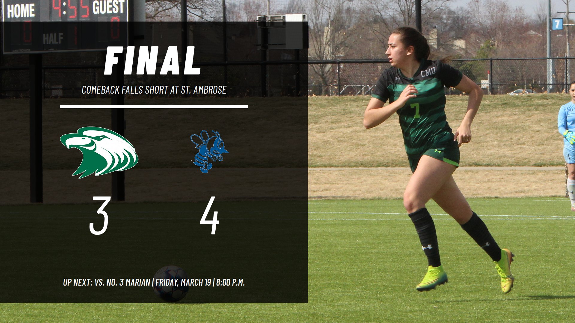 Eagles' comeback falls short at St. Ambrose