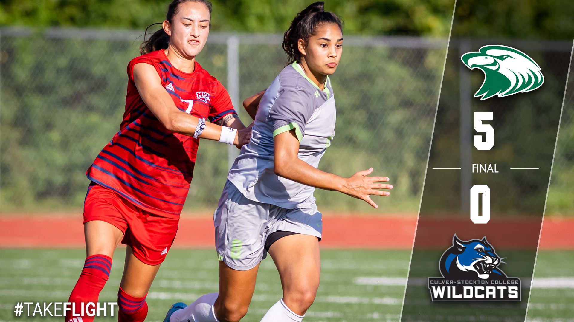 No. 8 Eagles Cruise Past Wildcats, 5-0