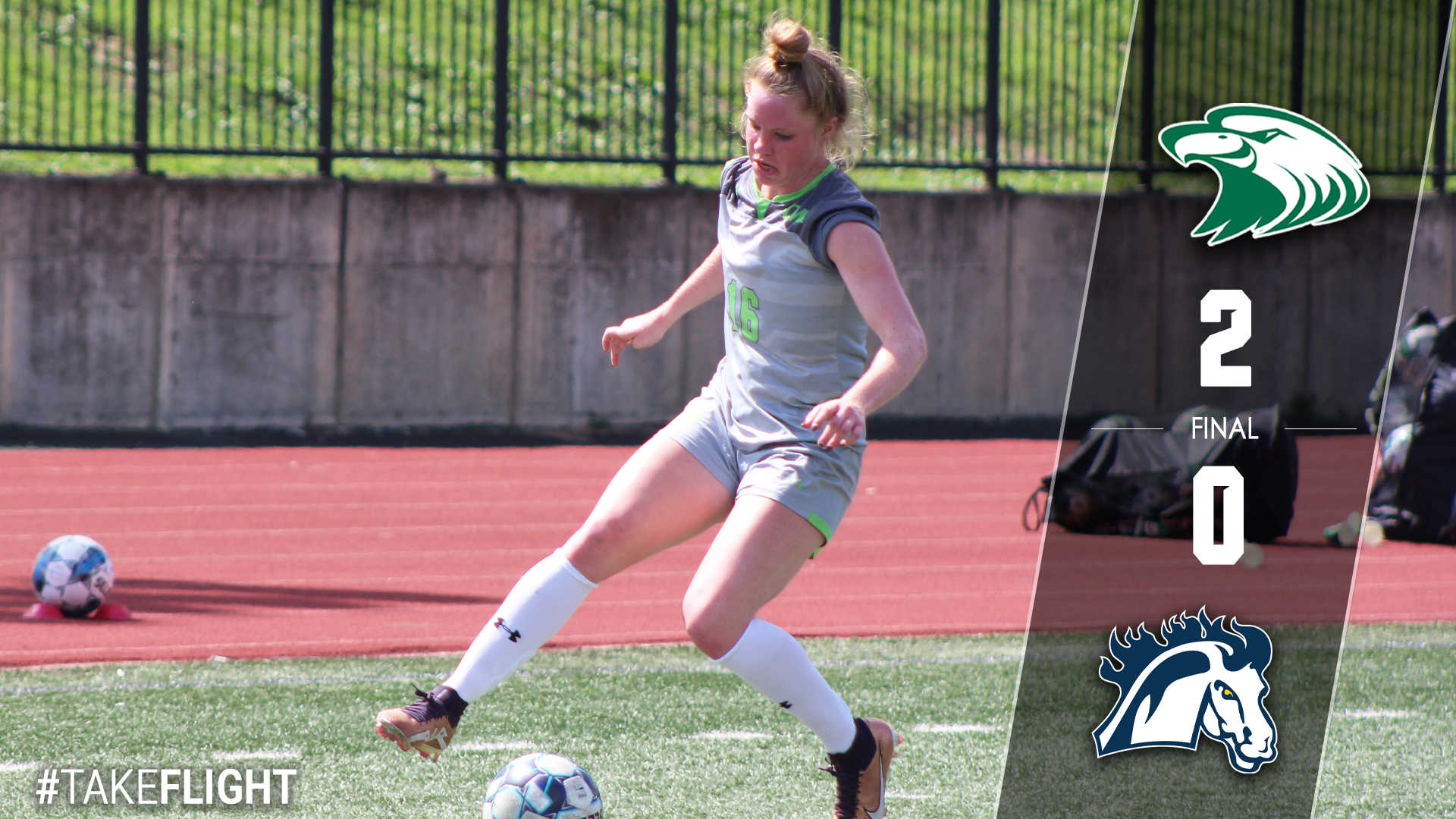 Eagles Open Conference Play with Shut Out of Mustangs