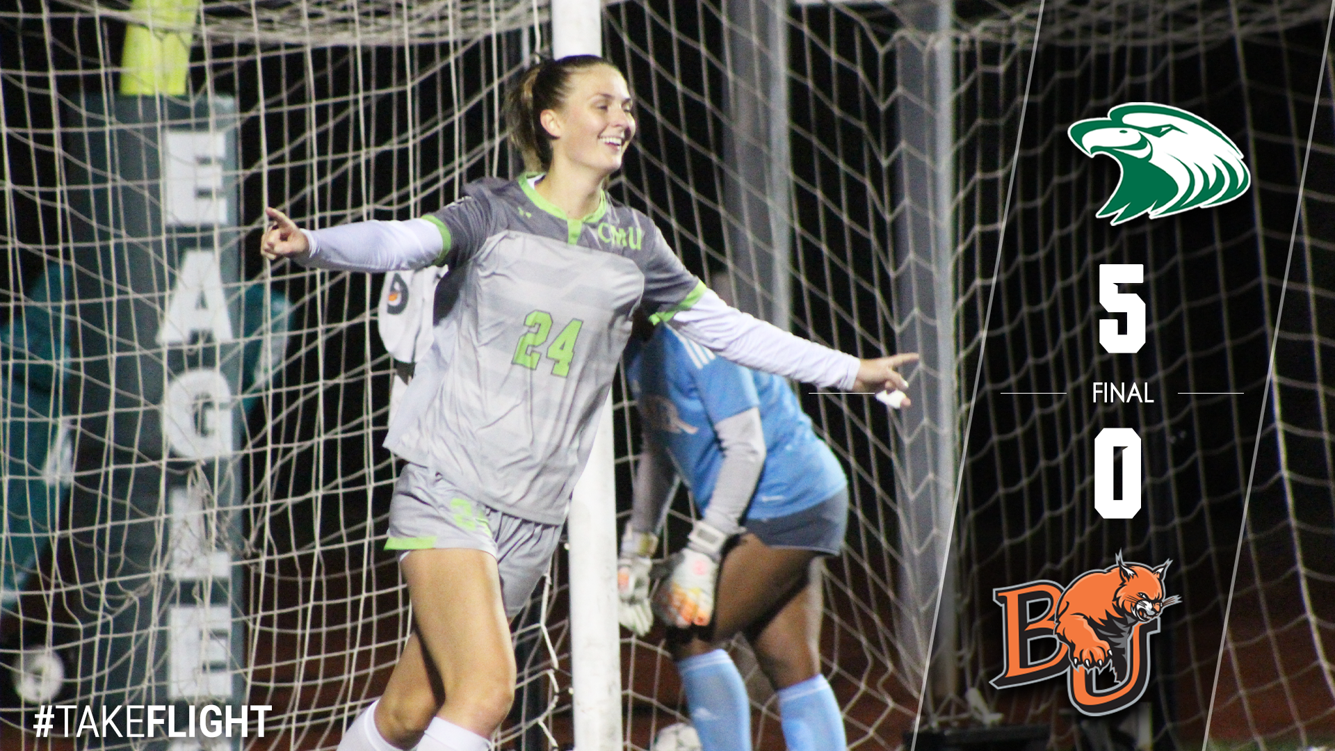 No. 1 Eagles Handle No. 8 Baker in Heart Quarterfinals
