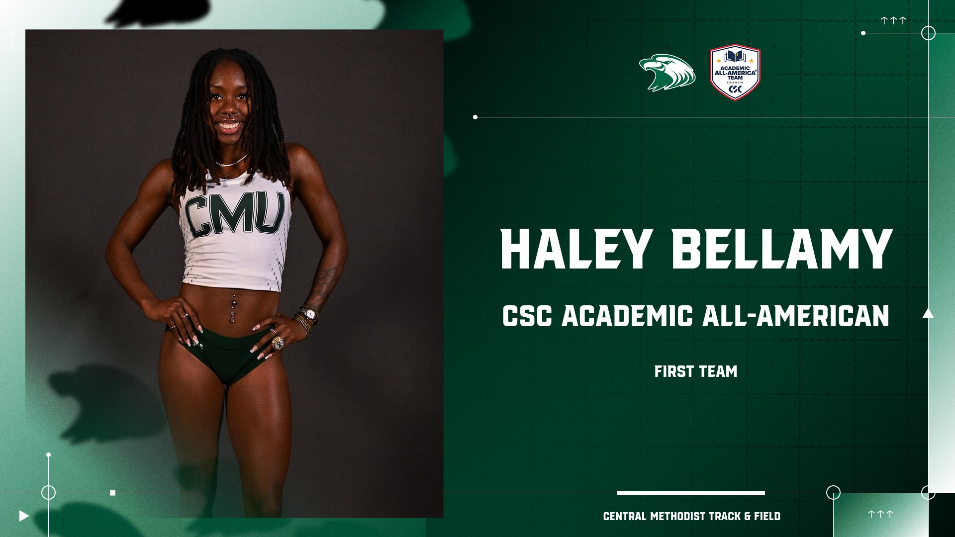 Bellamy Named CSC First Team Academic All-American