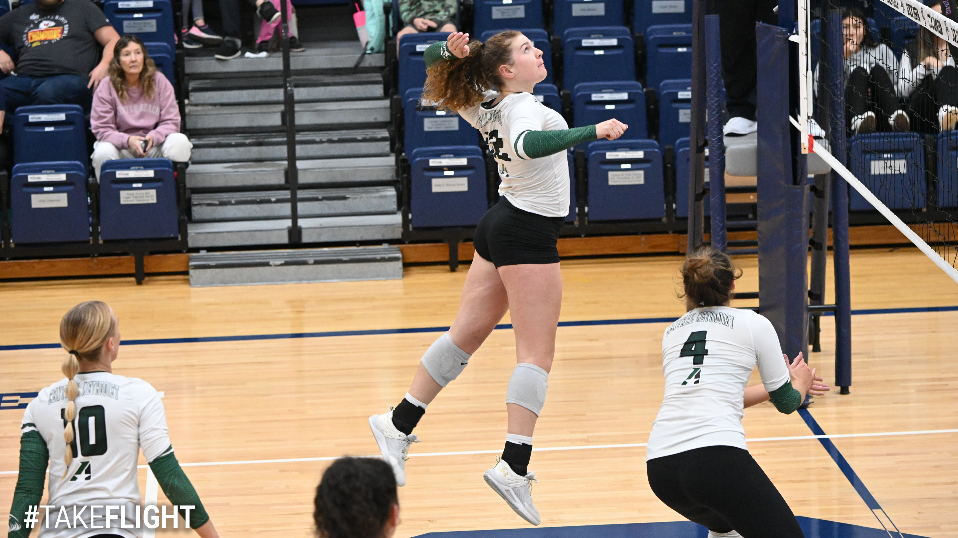 Eagles Battle Cougars and Spartans in Non-Conference Tri; Henson Breaks Career Kills Record