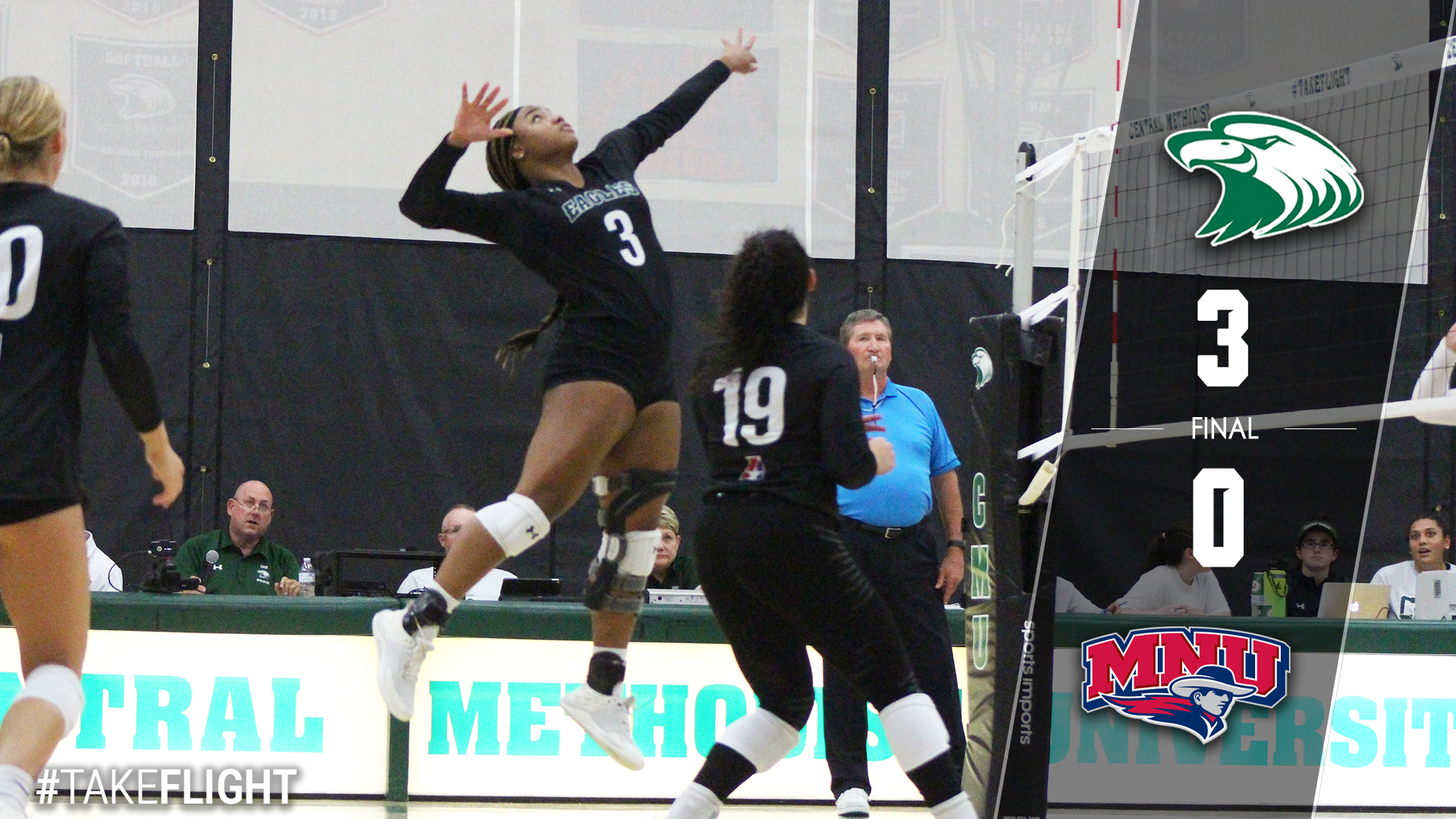 No. 22 Eagles Sweep Pioneers in Key Heart South Division Showdown