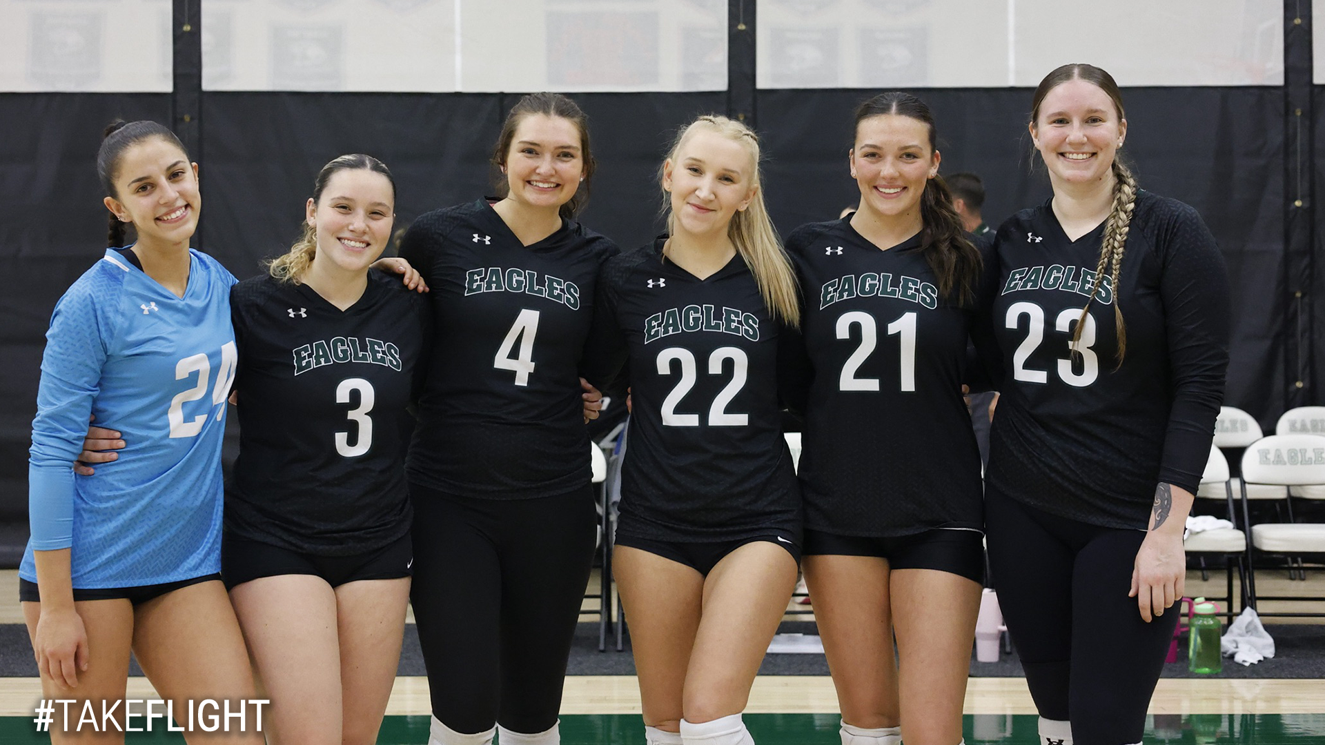 Eagles Clinch Heart Regular Season Title Outright with Win over Wildcats on Senior Night