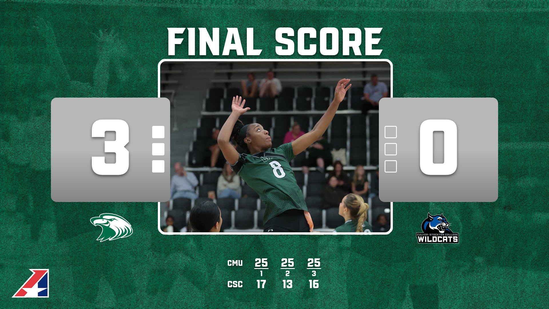 Eagles Cruise Past Culver-Stockton in Straight Sets
