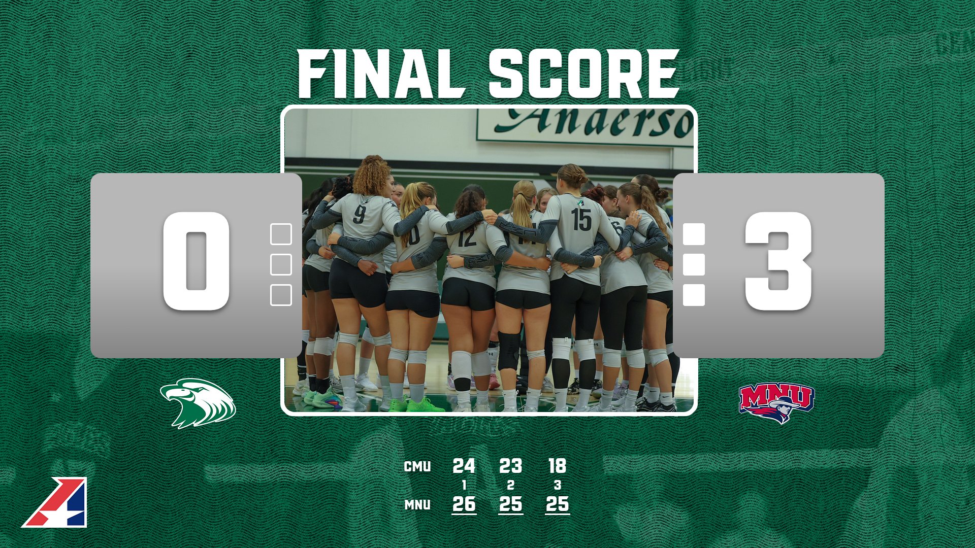 Eagles Volleyball Drops Road Match Against MidAmerica Nazarene