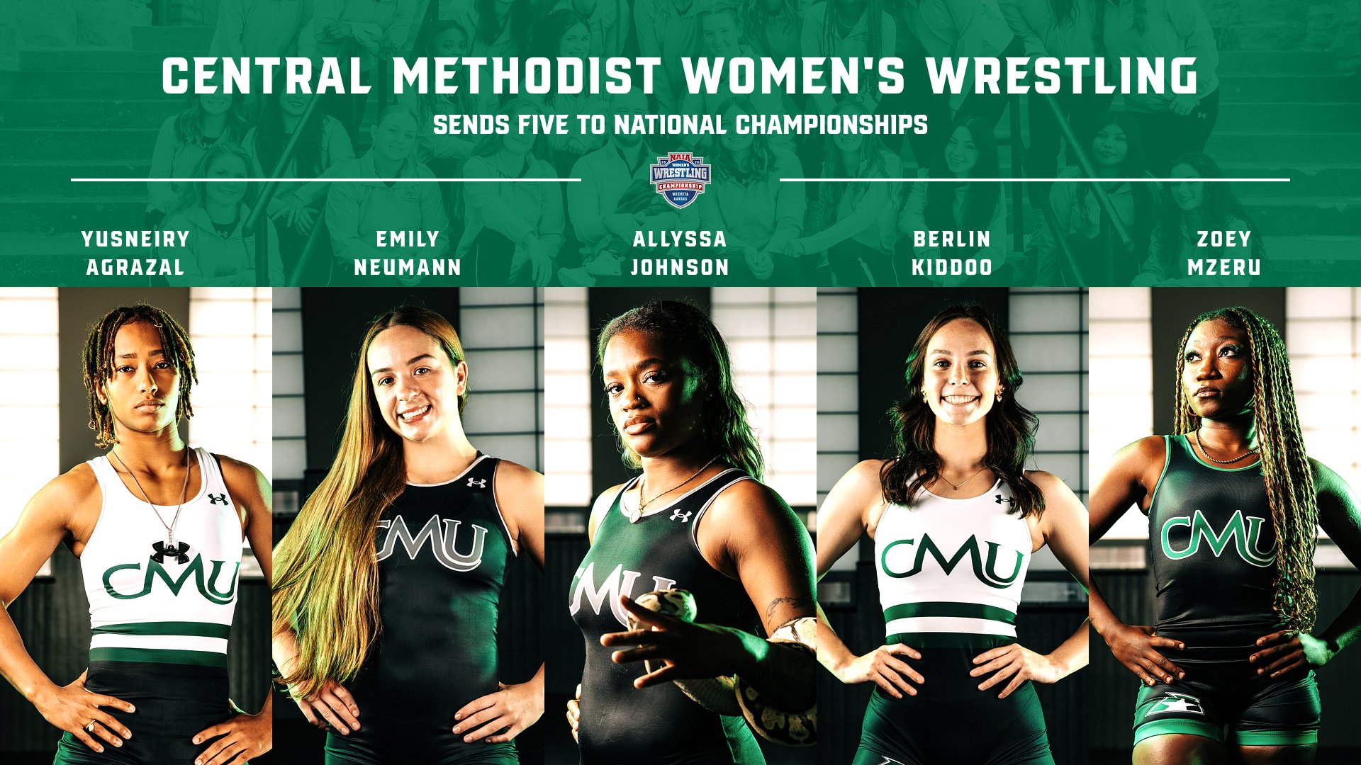Women's Wrestling Sends Five to National Championship in Park City