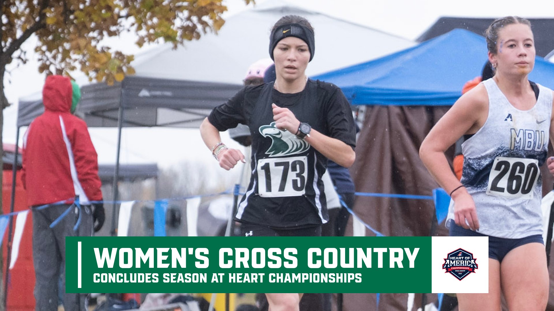 Women's Cross Country Concludes Season at Heart Championships